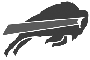Buffalo Bills Logo Grayscale