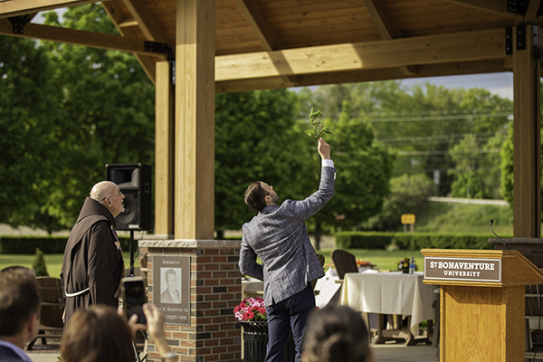 blessing of Marchiori pavilion by Luke Marchiori